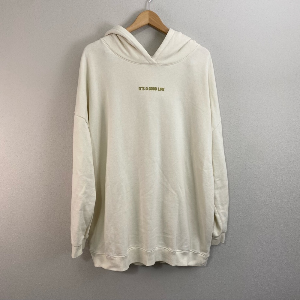 Jadelynn Brooke It’s a Good‎ Life-Trust the Journey White Hooded Sweatshirt XL